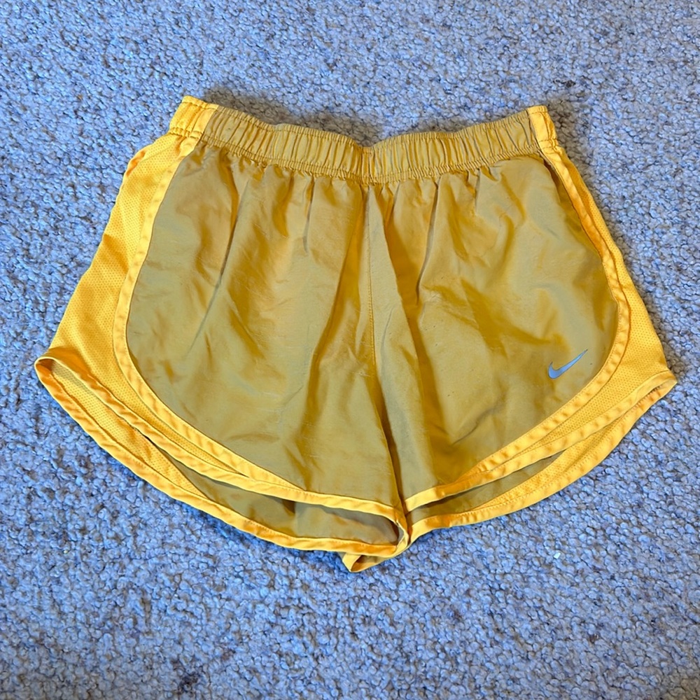 Neon Orange Nike Running Shorts